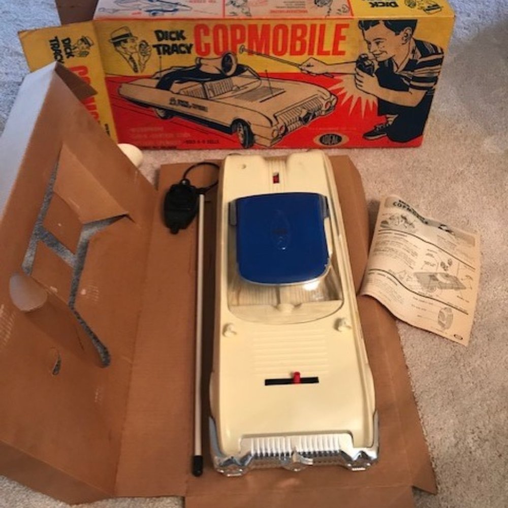 VINTAGE IDEAL TOY DICK TRACEY COPMOBILE